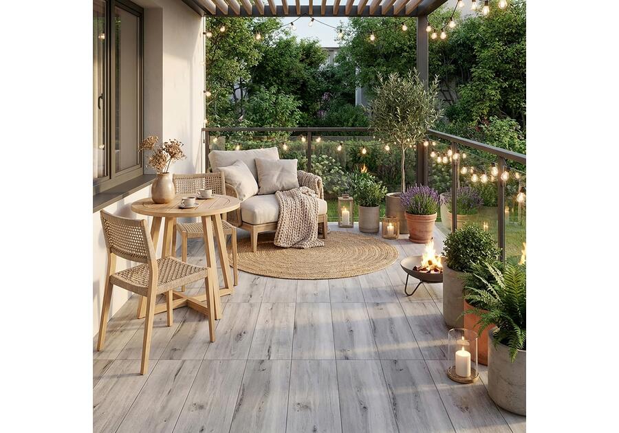 Zdjęcie: gres ashville light grey mat 29,7x59,8 cersanit