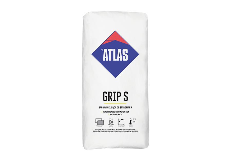 Zdjęcie: Zaprawa klejąca do styropianu Grip S 25 kg ATLAS